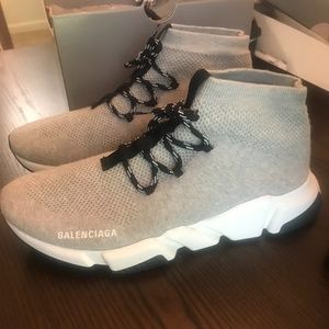 MEN'S SPEED LACE-UP SNEAKER - GREY